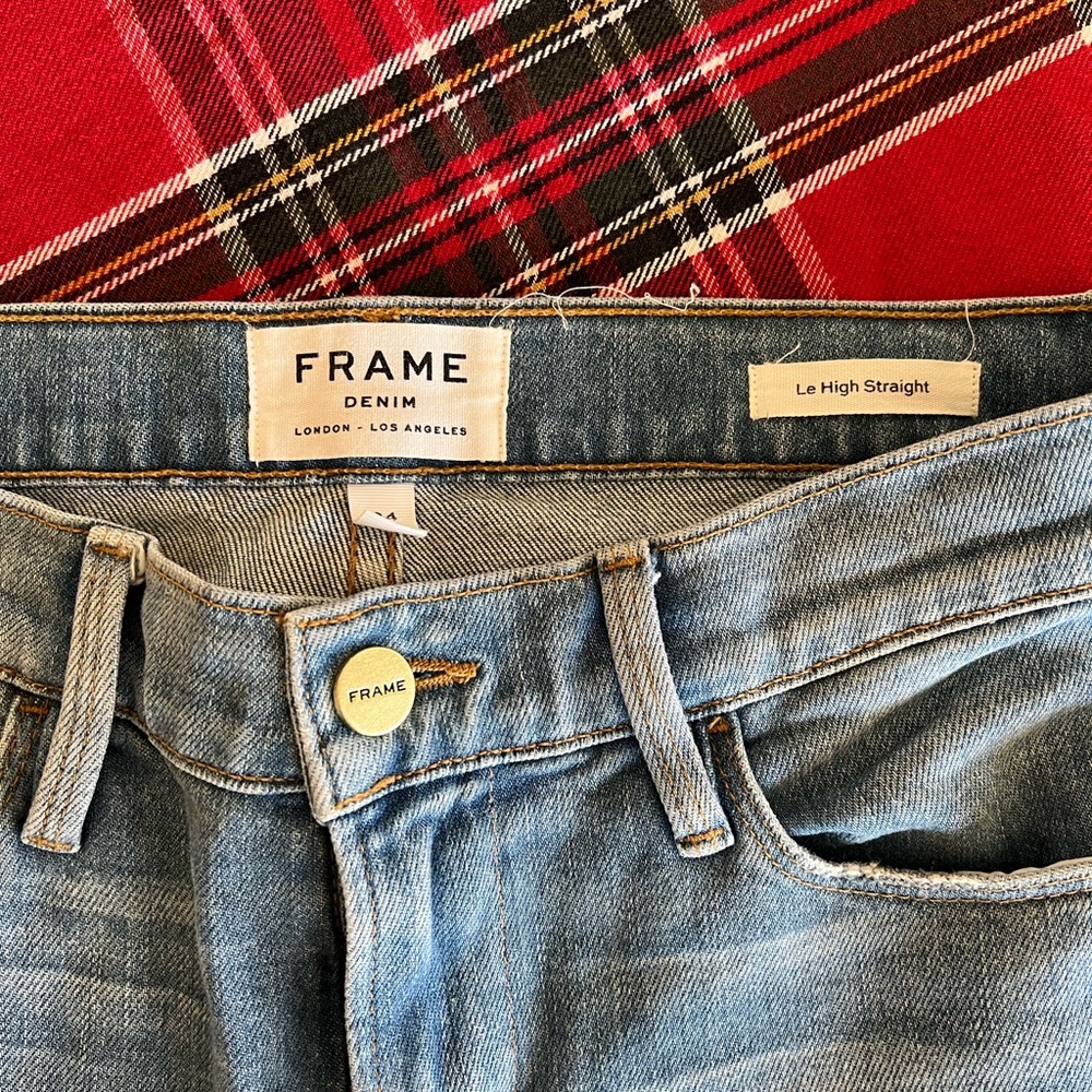 FRAME Le High Straight